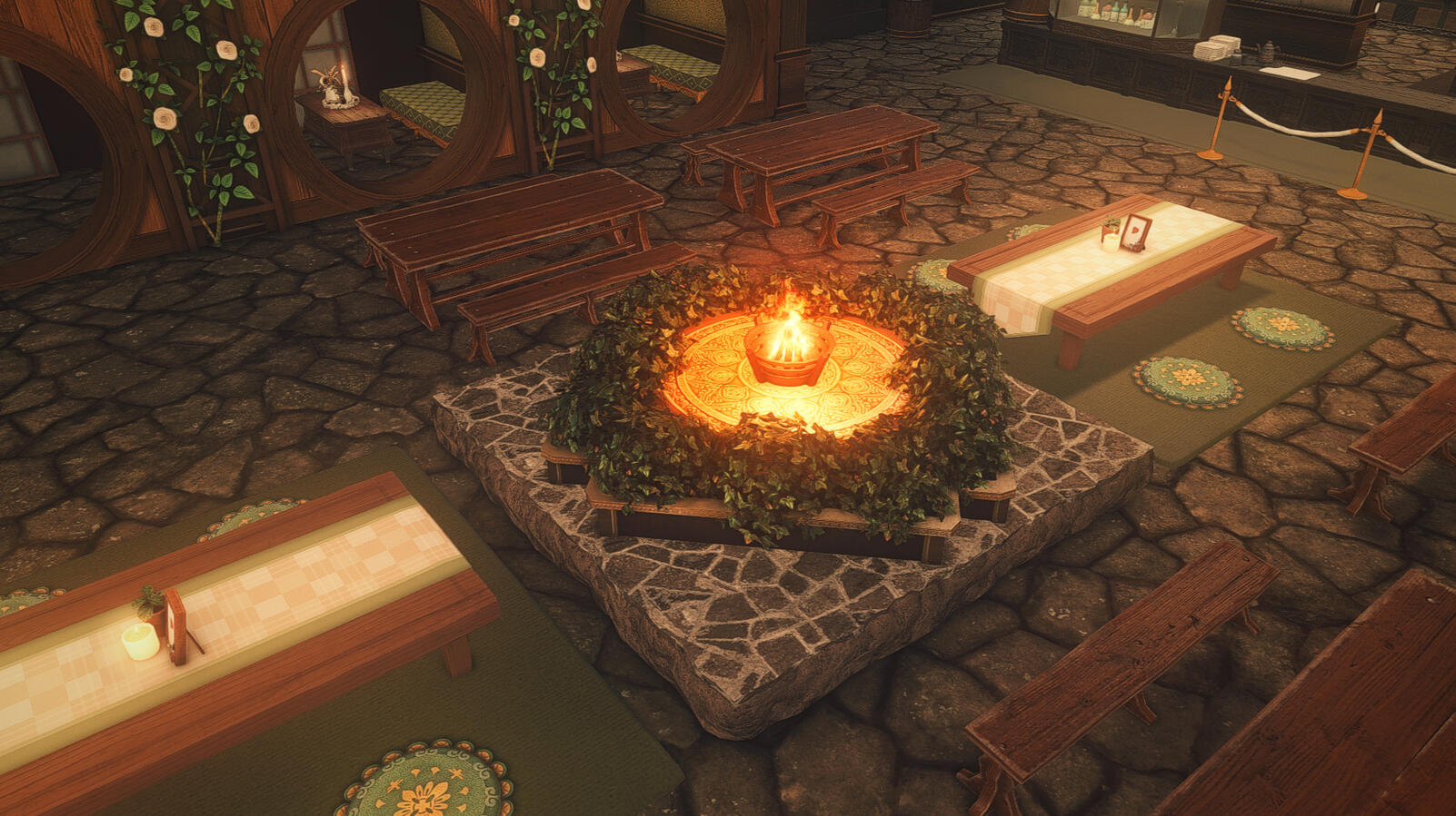Hearth Seating Area